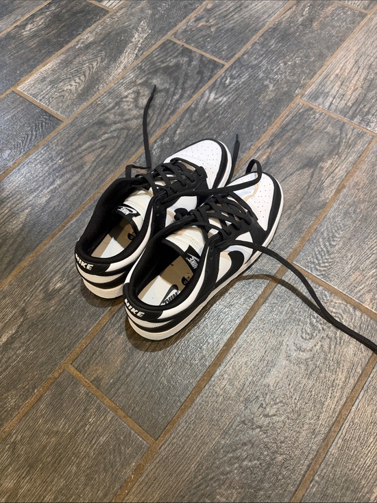 Nike Other - Nike Black and White Low-Top Swoosh Sneakers